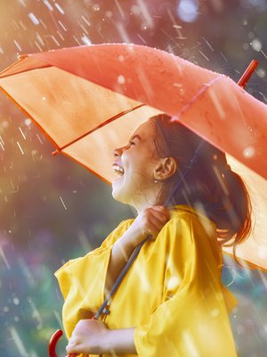 Ihanan raikastava sade! Kyllä kelpaa.