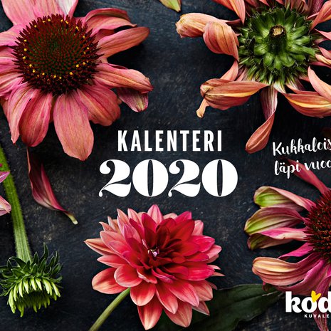 Kodin Kuvalehden tilaajat saavat kauniin seinäkalenterin vuoden viimeisen numeron välissä.