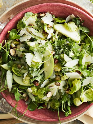 Herkullisin salaatti on rapsakka ja vihreä.