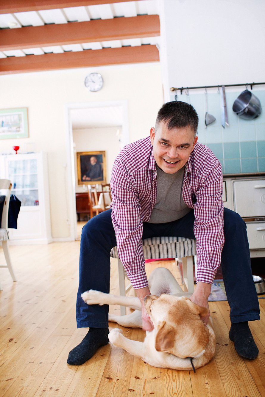 "Vilkkaus oli minulle jo lapsena luontaista", kertoo Juha Voutilainen.
