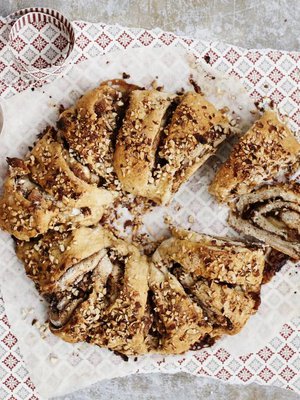 Kranssi on tehty syötäväksi.