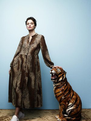 1 Leopardikuosinen mekko