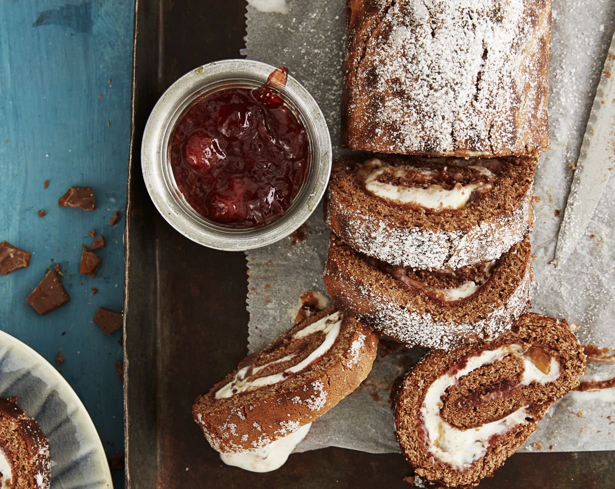 Kääretorttu onnistuu kokemattomaltakin leipurilta.