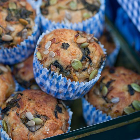 Muffinit ovat sopiva suupala esimerkiksi keiton kanssa.