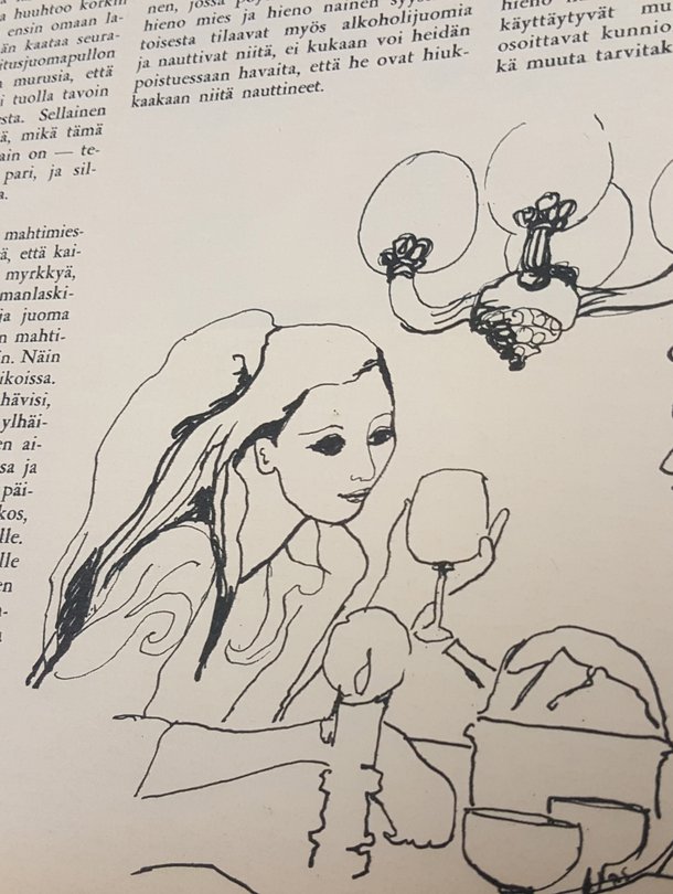 "He syövät siististi, käyttäytyvät muita häiritsemättä ja osoittavat kunnioittavansa toisiaan", kuvattiin KK:ssa ravintolan hyviä asiakkaita vuonna 1967.
