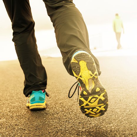 Puoleenväliin bussilla ja loput hölkäten! 