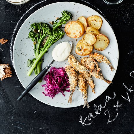 Muikut saavat rapean kuoren uunissa ilman paistinpannurasvan käryä!