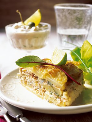 Lohipaistos maistuu omenaisen dipin kanssa.