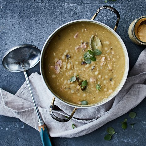 Hernesopan maku vain paranee lämmitettäessä.