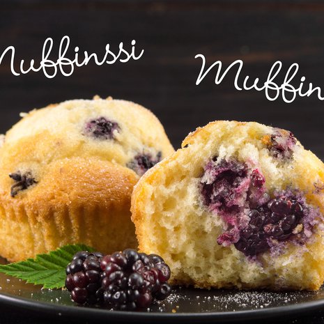 Muffinssi ja muffini maistuvat ihan yhtä hyviltä!