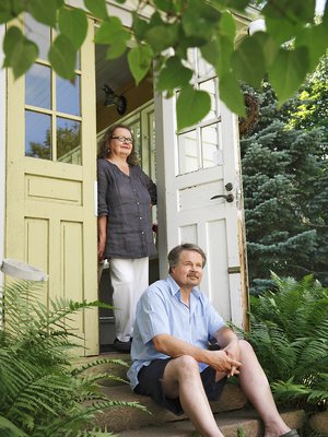 Marja-Leena ja Juhani Tuunanen ihastuivat loviisalaistaloon ensisilmäyksellä.