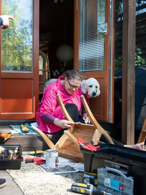 ”Olemme remontoineet paljon, koska olemme halunneet tehdä kodista oman näköisen. Meillä ei myöskään ole koskaan ollut varaa ostaa kotia, joka olisi laitettu valmiiksi toiveidemme mukaan”, Eppu sanoo.