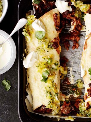 Jauhelihaburritot ovat täydellinen illanistujaisruoka.