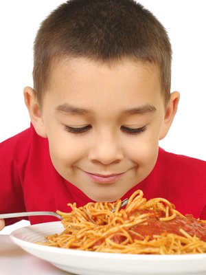 Täydellinen hätäratkaisu: ketsuppispagetti.