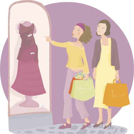 ”Äiti halusi ystävällisesti ostaa minulle mekon syntymäpäivälahjaksi ja lupautui itse makutuomariksi. Se oli virhe.”