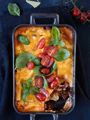 Herkullinen lasagne syntyy pienemmälläkin vaivalla.