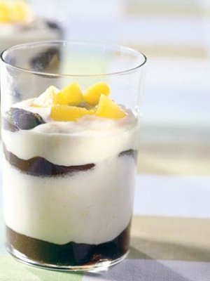 Mämmistä syntyy helppo kerrosherkku.