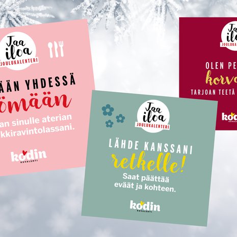 Kenelle sinä haluaisit antaa lämpimän lahjan?