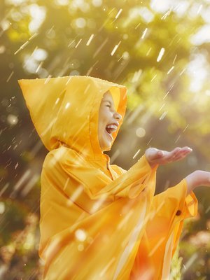 Sehän on vain lämmin kesäinen kuuro! Meillä ei olla sokerista.