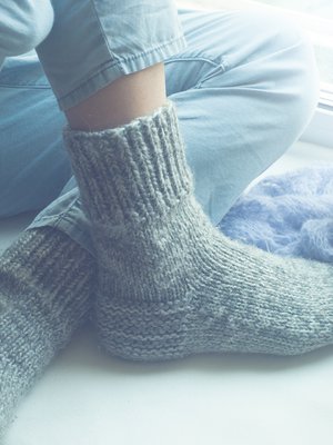 Unelma itse tehdyistä sukista lähestyy täyttymistään!