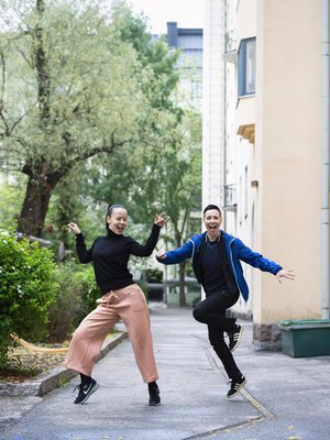 Piian (kuvassa vasemmalla) ja Santran suhteessa tanssi on yhteinen intohimo.