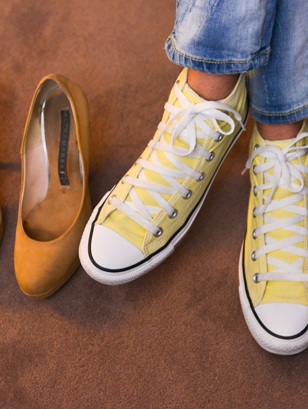 On täysin normaalia, että kenkä alkaa iän myötä puristaa.