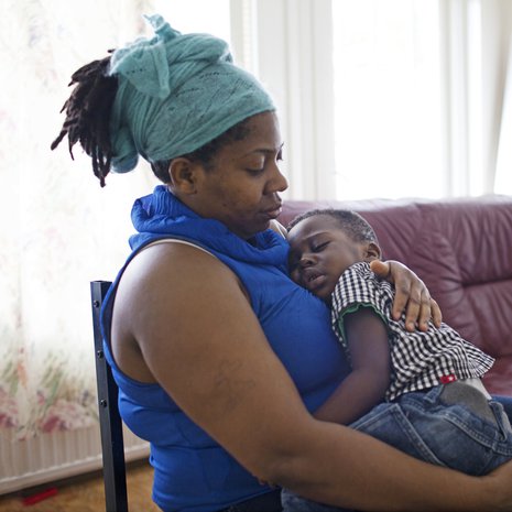 Nigerialainen Jessica on ihmiskaupan uhri.