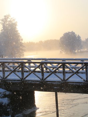 Jaana Paananen otti kuvan Olavinlinnaan vievästä sillasta.