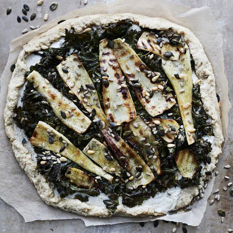 Kasvisgalette on parhaimmillaan juuri uunista nostettuna. 