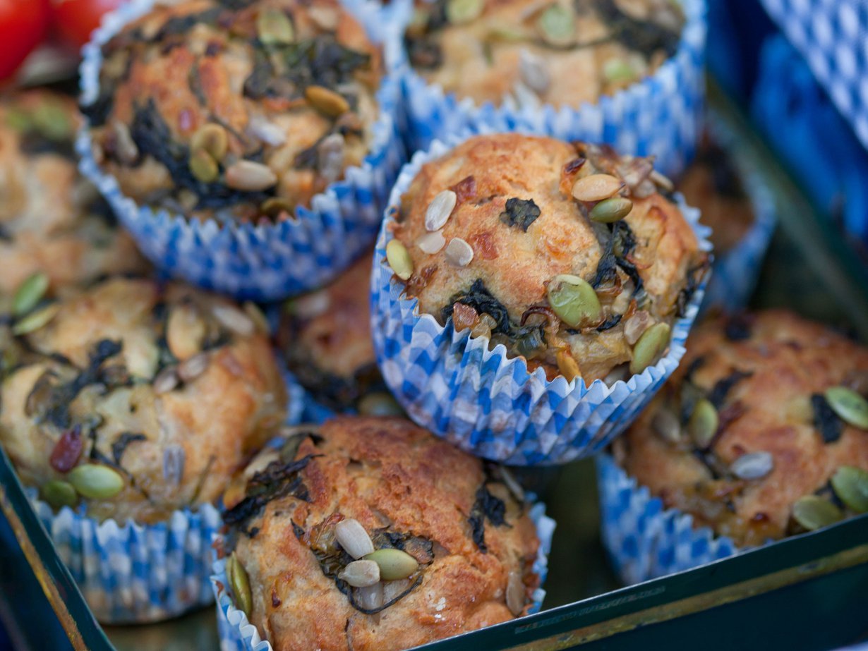 Muffinit ovat sopiva suupala esimerkiksi keiton kanssa.