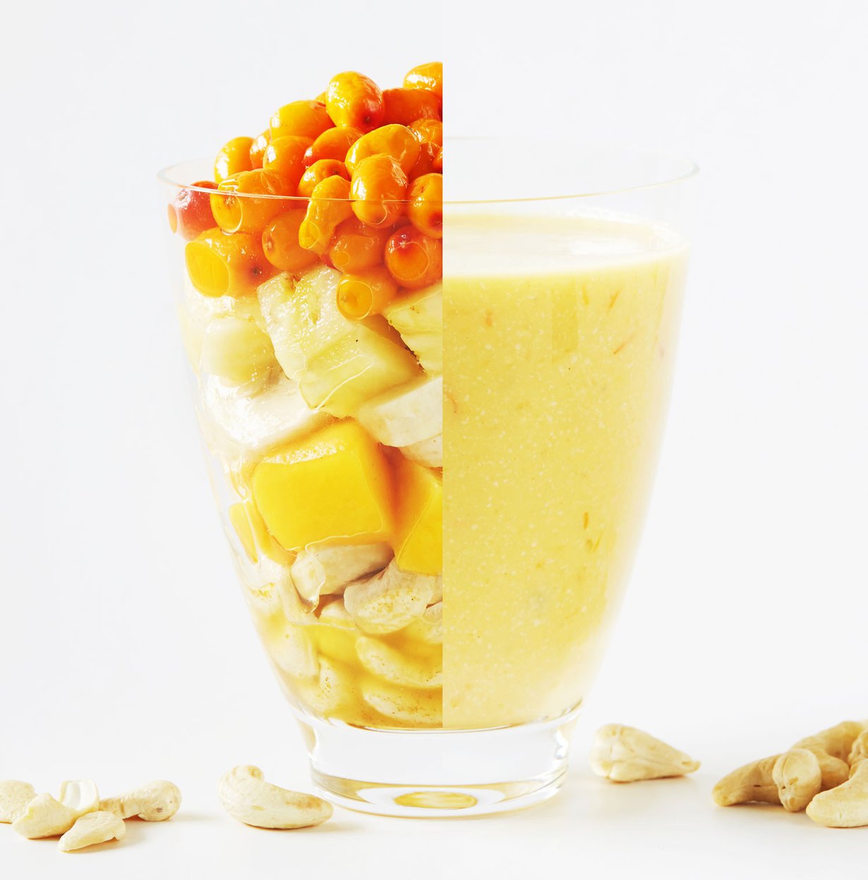 Smoothie tuo auringon aamuun.