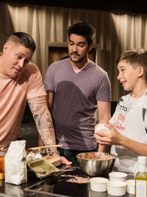 Oton mielestä televisiostudio ei ollut ihan niin hieno kuin olisi odottanut, mutta tuomarit Tomi Björck ja Henri Alén sitäkin mukavampia.