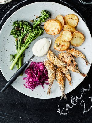 Muikut saavat rapean kuoren uunissa ilman paistinpannurasvan käryä!