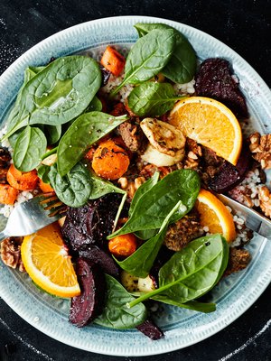 Arkena lautasella maistuu suloinen sekamelska.