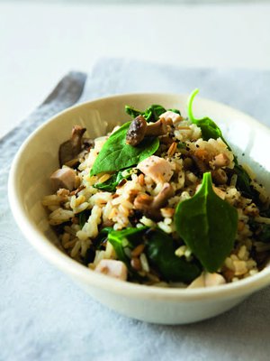 Pitkäjyväisestä riisistä tehty seos maistuu kylmänäkin.