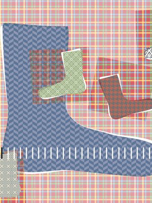 Jalkojen kokotaulukon avulla onnistut neulomaan villasukan terästä sopivan mittaisen.