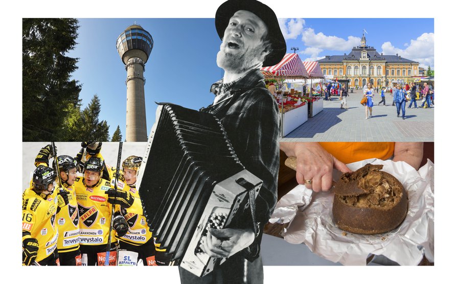 Lentävä kalakukko! Severi Suhonen edustaa savolaista lupsakkuutta parhaimmillaan.