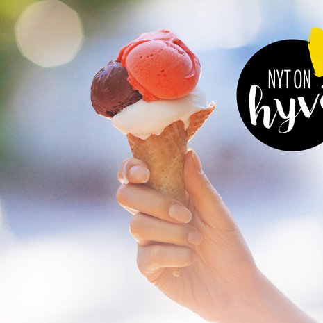 Talvella on vaikea muistaa, miten hyvää jäätelö on auringossa syötynä.