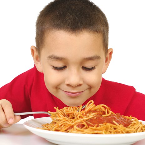 Täydellinen hätäratkaisu: ketsuppispagetti.