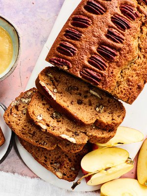 Pehmeä ja makea vuokaleipä on herkkua omenasoseen ja superherkkua vahvan juuston kanssa.