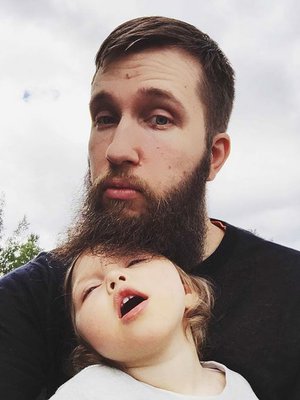 Johannes Romppanen on 34-vuotias kolmen lapsen isä.