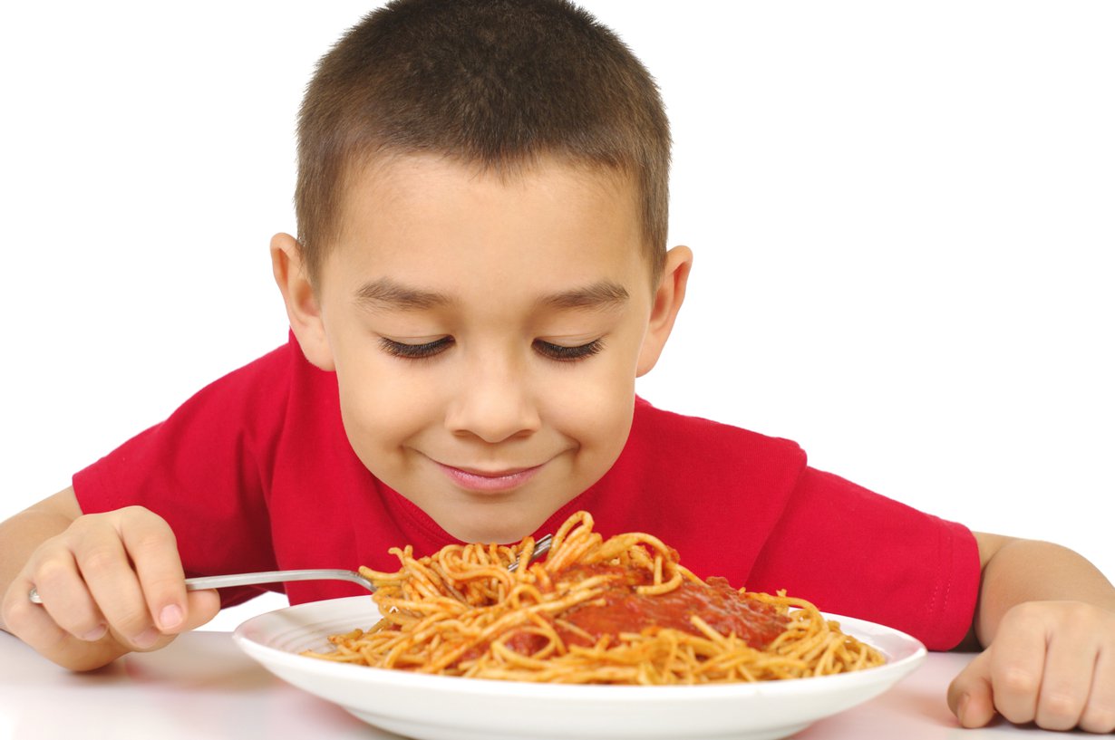 Täydellinen hätäratkaisu: ketsuppispagetti.