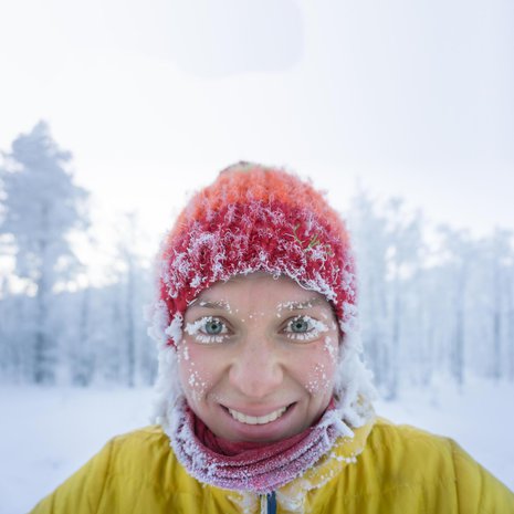 "Aikuisena tajusin, miten kivaa hiihto on, kun ei tarvitse hiihtää kelloa vastaan eikä kilpailla", Satu Rämö sanoo.