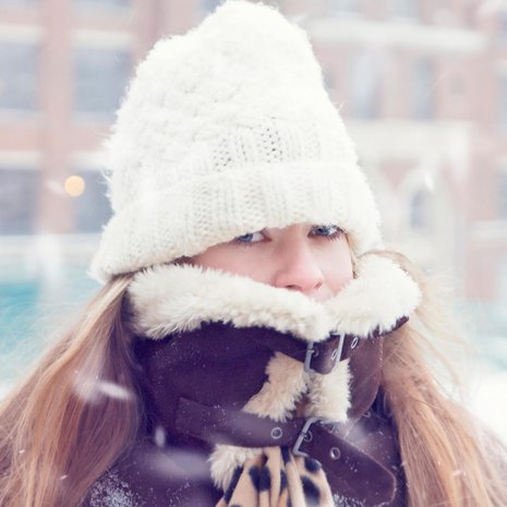 Pieni liike tuo paljon lämpöä pakkasella.