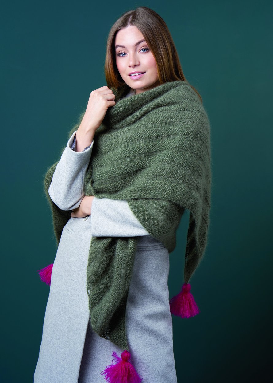 25 Silkkimohairhuivi