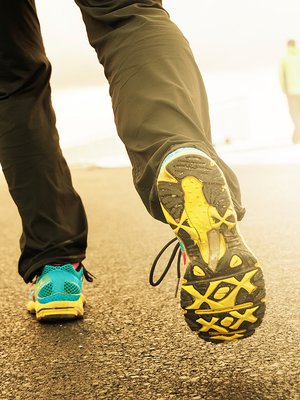 Puoleenväliin bussilla ja loput hölkäten! 