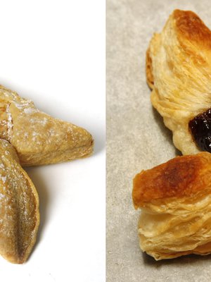 Luumuhillon (tai omenamarmeladin, suklaakonvehdin, suolaisen täytteen, vihreän kuulan tai mistä nyt pitääkin) voi laittaa joulutorttuun ainakin kahdella tapaa: sakaroiden alle tai päälle. Jotkut suosivat molempi parempi -tekniikkaa.