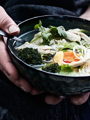 Hyvän olon ruuassa on lämpöä, makua ja reilusti kasviksia.