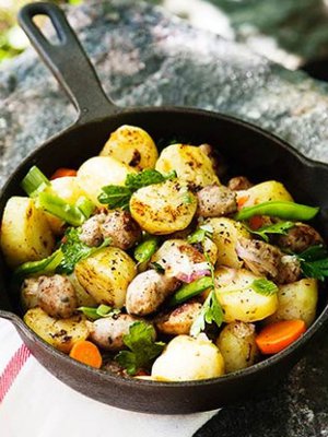 Pyttipannu voi olla yllättävän raikas.