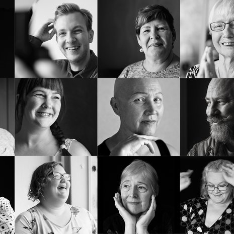 Tässä ovat Jaana, Jere, Tiina, Sisko, Jyrki, Outi, Kaisa, Ari, Hilla, Tinna, Helena ja Henna. Heillä on sinulle asiaa.